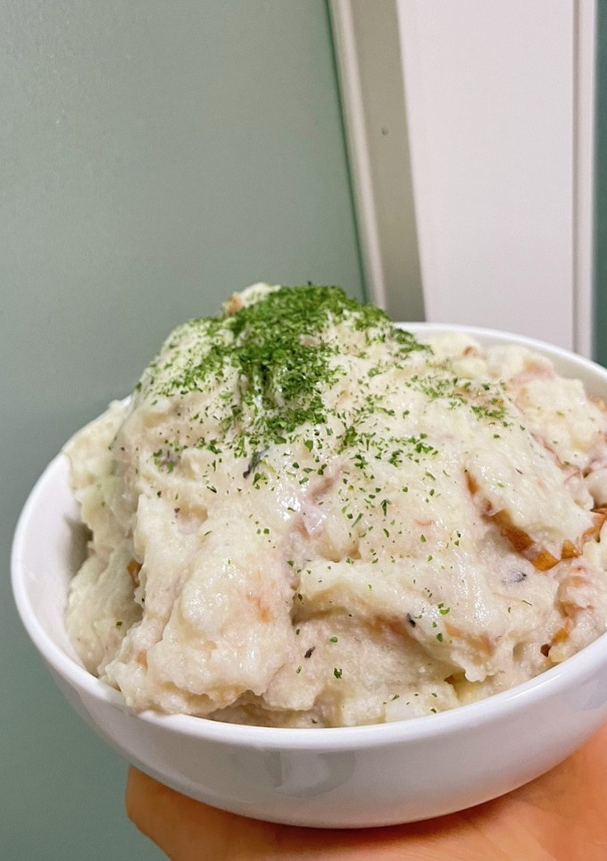 長芋の和風梅マヨポテサラ-レシピのメイン写真