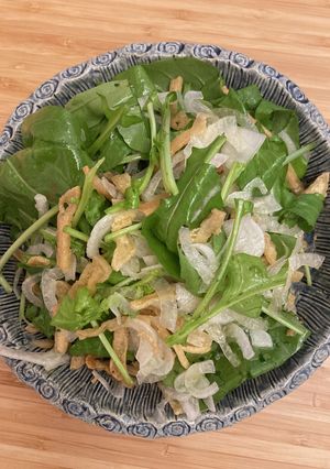 油揚げとオニオンスライスのサラダ-レシピのメイン写真