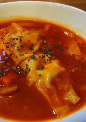 ワンタン・ミネストローネ-レシピのメイン写真