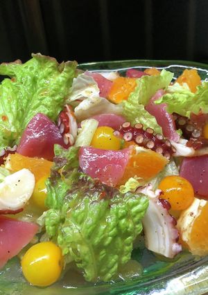 半額刺身でカルパッチョ-レシピのメイン写真