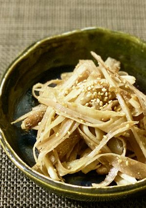 シャキシャキごぼうの簡単ナムル-レシピのメイン写真