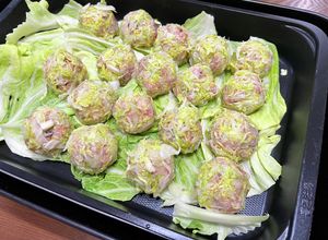 旬☆たけのこと春キャベツの焼きシューマイ-レシピのメイン写真
