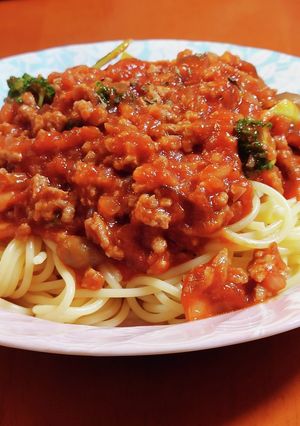 久米島みそのパパっと10分ミートソース-レシピのメイン写真