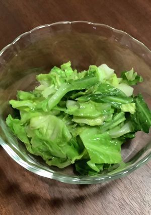 春キャベツ(だけ)のバター炒め-レシピのメイン写真