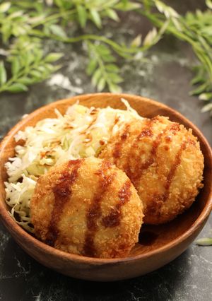 簡単！カレーコロッケ　カレーペースト-レシピのメイン写真