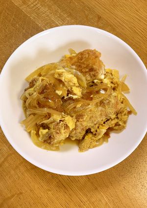 高野豆腐で作るヘルシーかつ煮-レシピのメイン写真