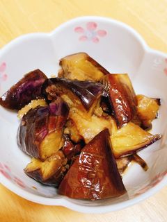 中華風ナスの煮浸し〜餃子のタレ活用〜-レシピのメイン写真