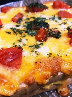 コメダのたまごピザトーストが食べたくて-レシピのメイン写真