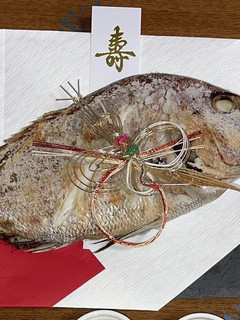 お食い初め 100日祝い 鯛の塩焼き-レシピのメイン写真