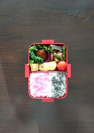 中学生女子弁当2023.4.17-レシピのメイン写真