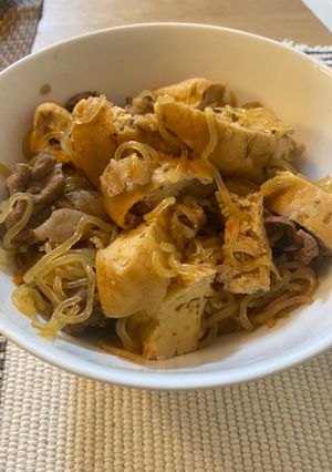 牛肉と白滝の炒め物-レシピのメイン写真