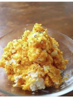 かぼちゃとクリームチーズのサラダ-レシピのメイン写真