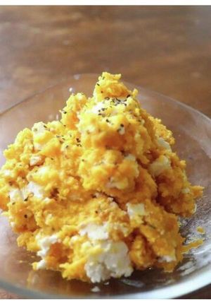 かぼちゃとクリームチーズのサラダ-レシピのメイン写真