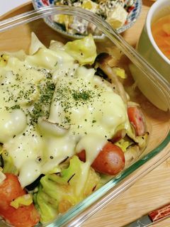 春キャベツとしめじのグラタン-レシピのメイン写真