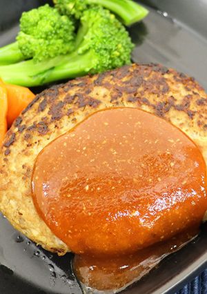 【低糖質】厚揚げでかさ増しハンバーグ-レシピのメイン写真
