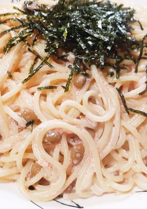 明太納豆パスタ♪-レシピのメイン写真