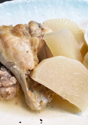 手羽元と大根のコンソメ煮-レシピのメイン写真