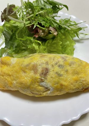肉じゃがリメイクのオムレツ-レシピのメイン写真