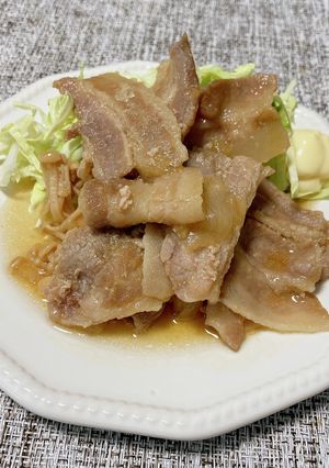 下味冷凍×ホットクック　豚の生姜焼き-レシピのメイン写真