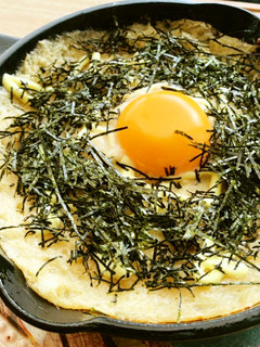 インスタで1400人が保存!山芋鉄板焼き-レシピのメイン写真
