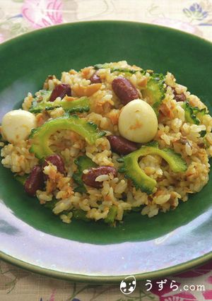 ゴーヤスパムの混ぜご飯【うずら.com】-レシピのメイン写真