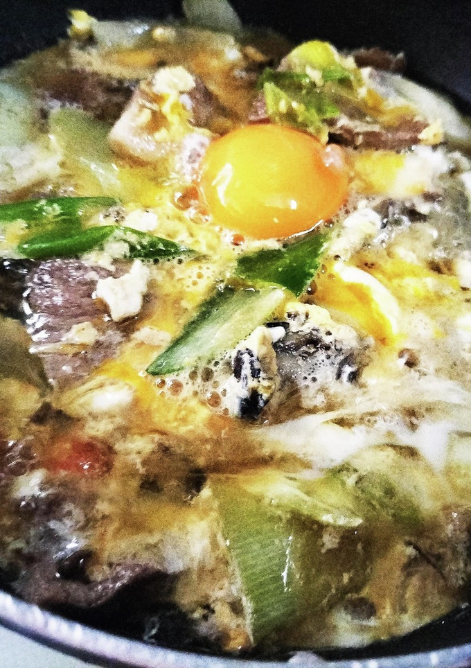豚駒肉とろとろ卵とじ！厨房ばあばぁ！-レシピのメイン写真