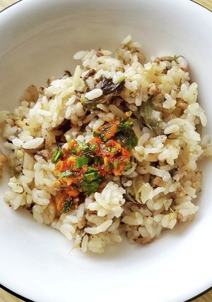 韓国料理　ナスの炊き込みご飯 / 가지밥-レシピのメイン写真