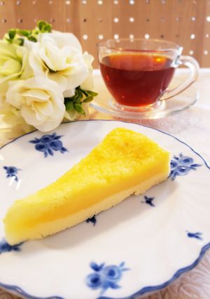 簡単レンジみりんシロップ米粉の蒸しケーキ-レシピのメイン写真
