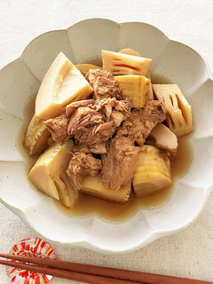 たけのことシーチキンの煮物-レシピのメイン写真