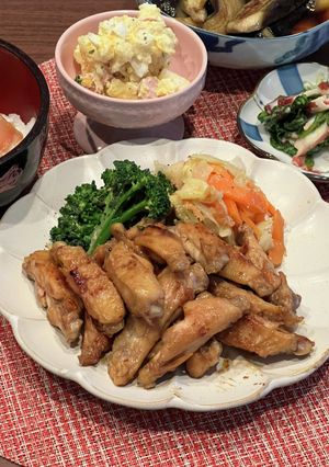 鶏手羽照り焼き-レシピのメイン写真