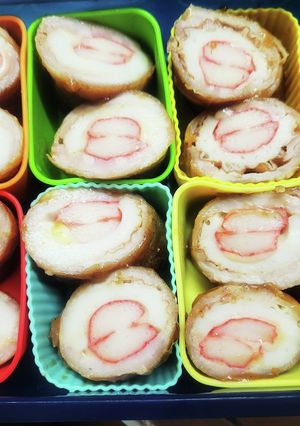 ちくわ&カニカマの肉巻き-レシピのメイン写真