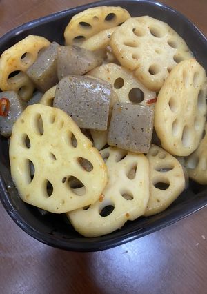 簡単!レンコンとこんにゃくのきんぴら-レシピのメイン写真