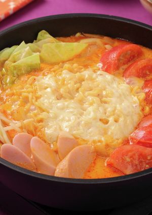 クセになる味☆トマトたっぷりロゼプデチゲ-レシピのメイン写真