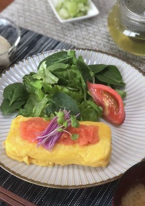 出汁巻き明太子 麹甘酒使用-レシピのメイン写真