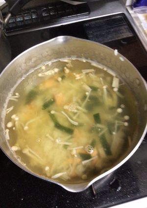おいしい！雑炊スープ-レシピのメイン写真