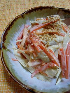 ごぼうとにんじんのあっさりマヨサラダ-レシピのメイン写真