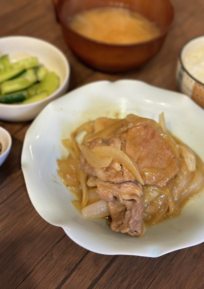 新玉ねぎの豚生姜焼き-レシピのメイン写真
