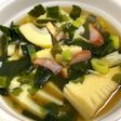 筍とワカメと鯖の味醂干し