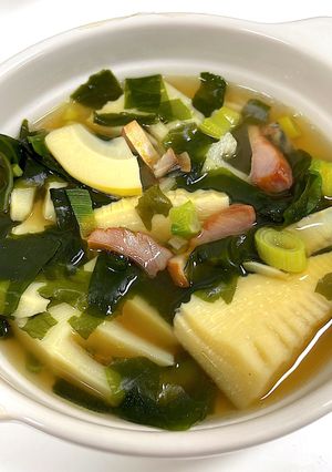 筍とワカメと鯖の味醂干し-レシピのメイン写真