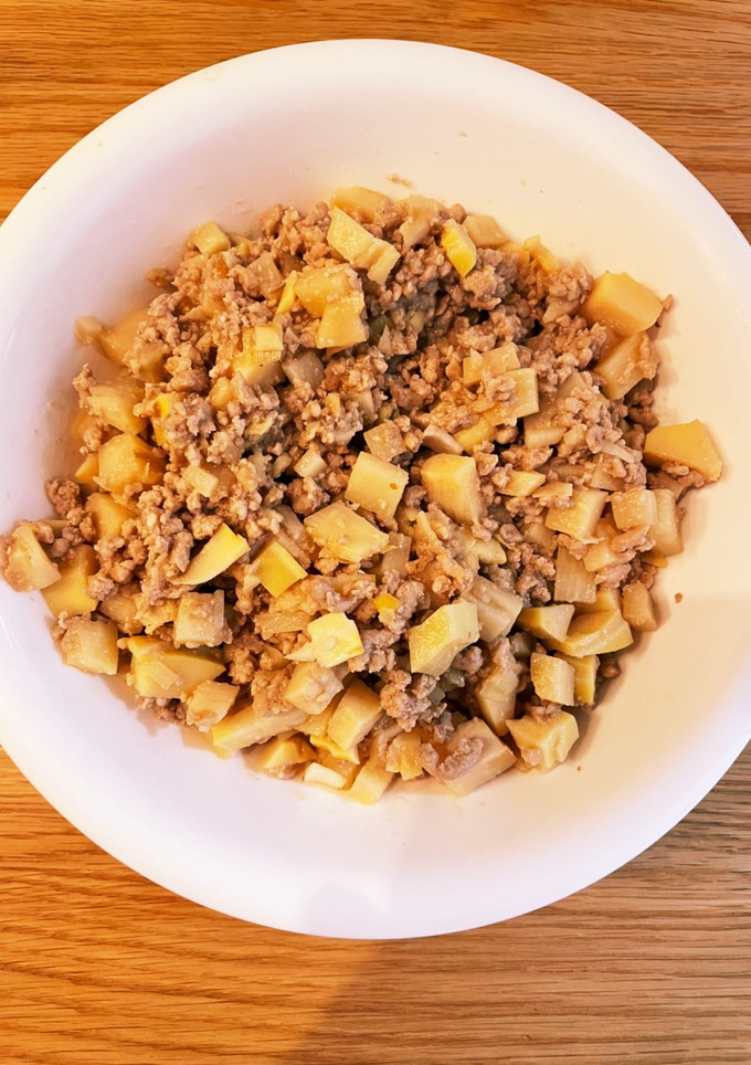 簡単♪筍とひき肉のあまじょっぱ炒め-レシピのメイン写真