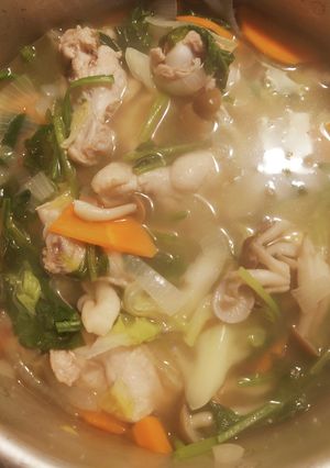 手羽元入り野菜スープ-レシピのメイン写真