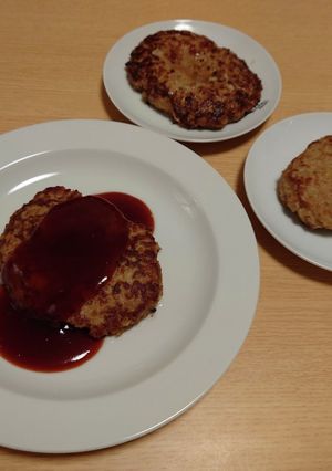 ハンバーグ-レシピのメイン写真