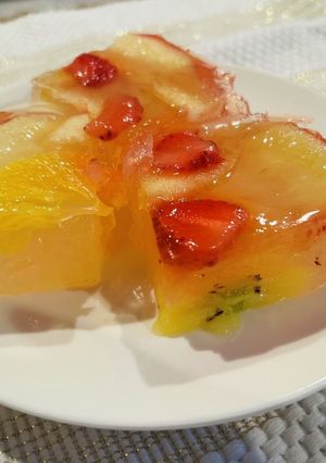 やさしい腸活フルーツ寒天ゼリー♡-レシピのメイン写真