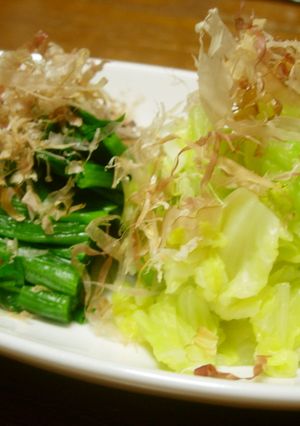ほうれん草とキャベツのおひたし　ポン酢で-レシピのメイン写真