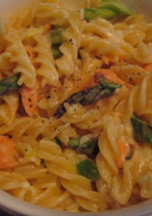 お手軽!スモークサーモンのパスタ-レシピのメイン写真
