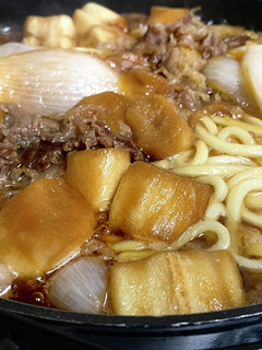 新玉ねぎの・牛たま・煮込みうどん-レシピのメイン写真