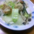 ホタテと白菜の豆乳クリーム煮