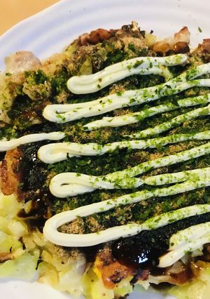 米粉＆豆乳のお好み焼き●豚玉-レシピのメイン写真