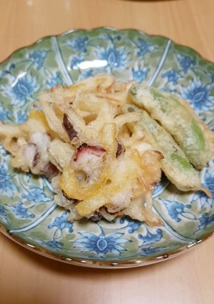 タコの皮のかき揚げ～魚の駅生地～-レシピのメイン写真