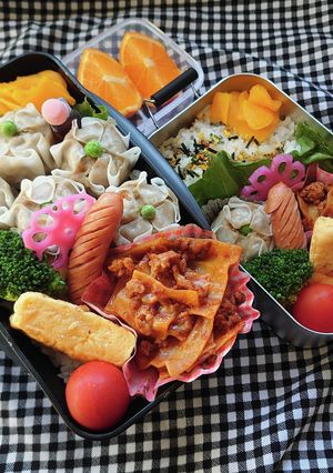 R5.4.18 長男長女弁当-レシピのメイン写真